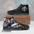 Zoro Jolly Roger High Top Canvas Shoes One Piece Anime Mixed Manga Style