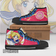 Sailor Moon High Top Canvas Shoes Custom Anime Gift Sailor Moon Canvas Sneakers - LittleOwh - 2