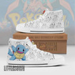 Squirtle High Top Canvas Shoes Custom Pokemon Anime Sneakers - LittleOwh - 1