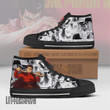Bad High Top Canvas Shoes Custom One Punch Man Anime Mixed Manga Style - LittleOwh - 2