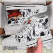 Bad High Top Canvas Shoes Custom One Punch Man Anime Mixed Manga Style - LittleOwh - 3