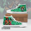 Soul King Brook High Top Shoes Custom 1Piece Anime Canvas Sneakers - LittleOwh - 1