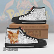 Eevee High Top Canvas Shoes Custom Pokemon Anime Sneakers - LittleOwh - 2