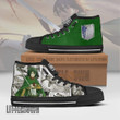 Bad High Top Canvas Shoes Custom One Punch Man Anime Mixed Manga Style