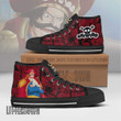 Gol D. Roger High Top Shoes Custom 1Piece Anime Canvas Sneakers - LittleOwh - 2