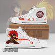 Zuko High Top Canvas Shoes Custom Avatar: The Last Airbender Anime Sneakers - LittleOwh - 1