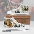 Bang High Top Canvas Shoes Custom One Punch Man Anime Mixed Manga Style - LittleOwh - 1