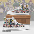 MHA High Top Canvas Shoes Custom Heroes Face Style - LittleOwh - 1