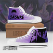 Sasuke Nrt Anime Custom All Star High Top Sneakers Canvas Shoes - LittleOwh - 1