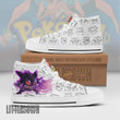 Gengar High Top Canvas Shoes Custom Pokemon Anime Sneakers - LittleOwh - 1