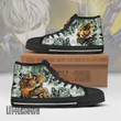 Genos High Top Canvas Shoes Custom One Punch Man Anime Mixed Manga Style - LittleOwh - 2