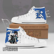 L High Top Canvas Shoes Custom Death Note Anime Sneakers - LittleOwh - 1
