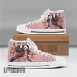 Nezuko KNY Anime Custom All Star High Top Sneakers Pattern Canvas Shoes - LittleOwh - 1