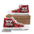 Shanks Jolly Roger High Top Canvas Shoes 1Piece Anime Mixed Manga Style - LittleOwh - 1