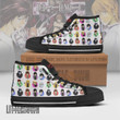 Trafalgar D. Water Law High Top Shoes Custom One Piece Anime Canvas Sneakers