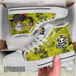 Trafalgar D. Water Law High Top Shoes Custom 1Piece Anime Canvas Sneakers - LittleOwh - 3