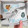 Aang High Top Canvas Shoes Custom Airbending Avatar: The Last Airbender Anime Sneakers - LittleOwh - 4