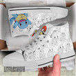 Squirtle High Top Canvas Shoes Custom Pokemon Anime Sneakers - LittleOwh - 4
