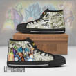 Dragon Ball Super High Top Canvas Shoes Custom Anime Mixed Manga Style - LittleOwh - 2