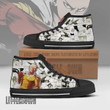 Saitama High Top Canvas Shoes Custom One Punch Man Anime Mixed Manga Style - LittleOwh - 2