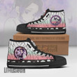 Shinobu KNY Anime High Top Canvas Shoes Custom Haori Sneakers - LittleOwh - 2