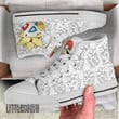 Togepi High Top Canvas Shoes Custom Pokemon Anime Sneakers - LittleOwh - 3