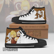 Mello High Top Canvas Shoes Custom Death Note Anime Sneakers - LittleOwh - 2
