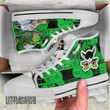 Roronoa Zoro High Top Shoes Custom 1Piece Anime Canvas Sneakers - LittleOwh - 3