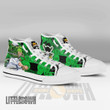 Roronoa Zoro High Top Shoes Custom 1Piece Anime Canvas Sneakers - LittleOwh - 4
