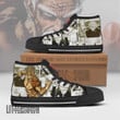 Bang High Top Canvas Shoes Custom One Punch Man Anime Mixed Manga Style - LittleOwh - 2