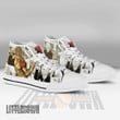 Bang High Top Canvas Shoes Custom One Punch Man Anime Mixed Manga Style - LittleOwh - 4