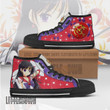Bang High Top Canvas Shoes Custom One Punch Man Anime Mixed Manga Style