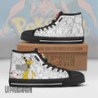 Ampharos High Top Canvas Shoes Custom Pokemon Anime Sneakers - LittleOwh - 2