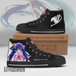 Zenitsu High Top Canvas Shoes Custom Demon Slayer Anime Mixed Manga
