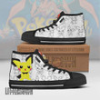Pichu High Top Canvas Shoes Custom Pokemon Anime Sneakers - LittleOwh - 2