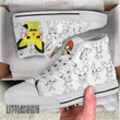 Pichu High Top Canvas Shoes Custom Pokemon Anime Sneakers - LittleOwh - 3