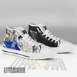 Eugeo High Top Canvas Shoes Custom Sword Art Online Anime Mixed Manga Style - LittleOwh - 4