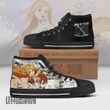 Erza Scarlet High Top Canvas Shoes Custom Fairy Tail Anime Sneakers