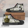 King High Top Canvas Shoes Custom One Punch Man Anime Mixed Manga Style - LittleOwh - 2