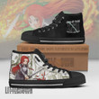 Light Yagami High Top Canvas Shoes Custom Death Note Anime Sneakers