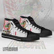 Eren Jaeger High Top Canvas Shoes Attack on Titan Anime Sneakers - LittleOwh - 4