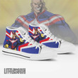 All Might Golden Age My Hero Acadamia Hero Custom All Star High Top Sneakers Canvas Shoes - LittleOwh - 3
