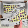 1Piece High Top Canvas Shoes Custom Cute Chibi Face Anime Sneakers - LittleOwh - 3
