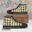 1Piece High Top Canvas Shoes Custom Cute Chibi Face Anime Sneakers - LittleOwh - 2