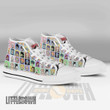 Fairy Tail High Top Canvas Shoes Custom Cute Chibi Face Style Anime Sneakers - LittleOwh - 4