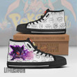 Gengar High Top Canvas Shoes Custom Pokemon Anime Sneakers - LittleOwh - 2
