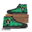 Franky High Top Shoes Custom One Piece Anime Canvas Sneakers
