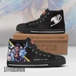 Gray Fullbuster High Top Canvas Shoes Custom Fairy Tail Anime Sneakers - LittleOwh - 2