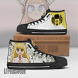 Pony Tsunotori High Top Canvas Shoes Custom My Hero Academia Anime Mixed Manga Style - LittleOwh - 2