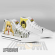 Pony Tsunotori High Top Canvas Shoes Custom My Hero Academia Anime Mixed Manga Style - LittleOwh - 4